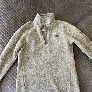 Patagonia Better Sweater Feather Grey Half Zip